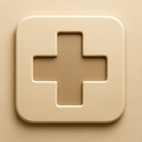 icon_medicine_medical_cross_embossed icon preview