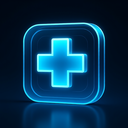 icon_medicine_medical_cross_futuristic icon preview