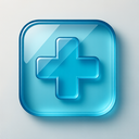 icon_medicine_medical_cross_glassy icon preview