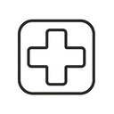 icon_medicine_medical_cross_minimal_outline icon preview