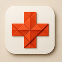 icon_medicine_medical_cross_origami icon preview