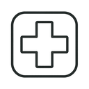 icon_medicine_medical_cross_outline icon preview