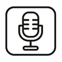 icon_medicine_microphone_outline icon preview