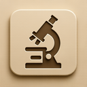 icon_medicine_microscope_embossed icon preview