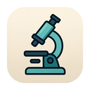 icon_medicine_microscope_rounded icon preview