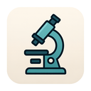 icon_medicine_microscope_symmetrical icon preview