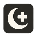 icon_medicine_moon_monochrome icon preview