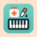icon_medicine_piano_flat_pastel icon preview
