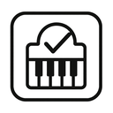 icon_medicine_piano_monochrome icon preview