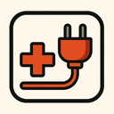 icon_medicine_plug_bold icon preview