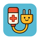 icon_medicine_plug_cartoon icon preview