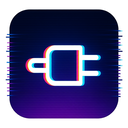 icon_medicine_plug_digital_glitch icon preview
