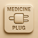 icon_medicine_plug_embossed icon preview