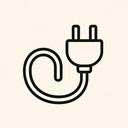 icon_medicine_plug_line_art icon preview