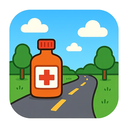 icon_medicine_road_cartoon icon preview