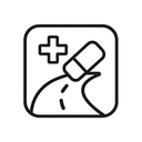 icon_medicine_road_minimal_outline icon preview