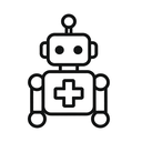 icon_medicine_robot_minimal_outline icon preview