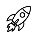 icon_medicine_rocket_minimal_outline icon preview