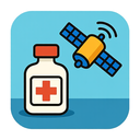 icon_medicine_satellite_cartoon icon preview