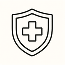 icon_medicine_shield_line_art icon preview