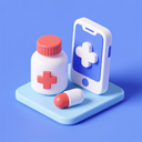 icon_medicine_smartphone_3d_isometric icon preview