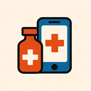 icon_medicine_smartphone_bold icon preview
