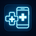 icon_medicine_smartphone_glow_effect icon preview