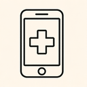 icon_medicine_smartphone_line_art icon preview