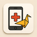 icon_medicine_smartphone_origami icon preview