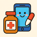 icon_medicine_smartphone_playful icon preview