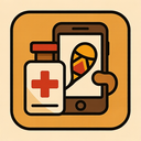 icon_medicine_smartphone_tribal icon preview