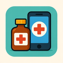 icon_medicine_smartphone_vector icon preview