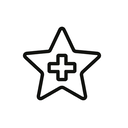 icon_medicine_star_minimal_outline icon preview