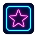 icon_medicine_star_neon icon preview