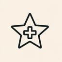 icon_medicine_star_thin icon preview