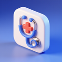 icon_medicine_stethoscope_3d_isometric icon preview