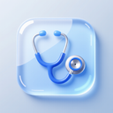 icon_medicine_stethoscope_glassy icon preview