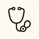 icon_medicine_stethoscope_line_art icon preview