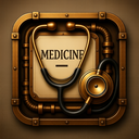 icon_medicine_stethoscope_steampunk icon preview