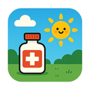 icon_medicine_sun_cartoon icon preview