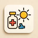 icon_medicine_sun_elegant icon preview