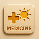 icon_medicine_sun_embossed icon preview
