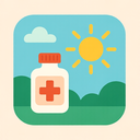 icon_medicine_sun_flat_pastel icon preview
