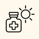 icon_medicine_sun_outline icon preview