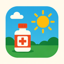 icon_medicine_sun_rounded icon preview