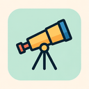 icon_medicine_telescope_flat_pastel icon preview