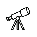 icon_medicine_telescope_minimal_outline icon preview