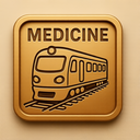 icon_medicine_train_embossed icon preview