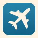icon_music_airplane_asymmetrical icon preview