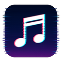 icon_music_airplane_digital_glitch icon preview
